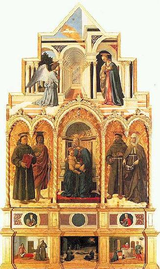Piero della Francesca Polyptych of Perugia oil painting image